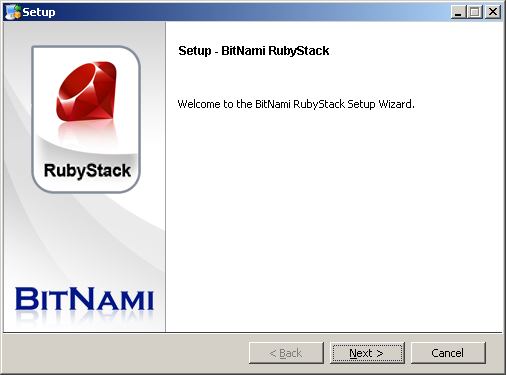 Windows 7 BitNami RubyStack 2.5.7-1 full